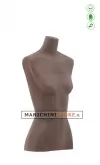 Busto display donna da banco in cartapesta - tabacco