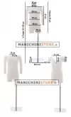 Manichino bambino 8/10 anni per foto E-Commerce