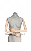 Busto donna slim braccia legno rivestito in cartapesta cemento