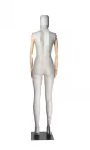 Manichino donna braccia legno rivestito in cartapesta cemento