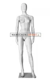 Manichino donna testa uovo - cartapesta cemento