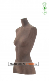 Busto donna Cuoio in Cartapesta B - 16