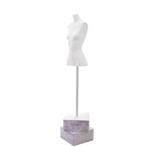 Busto donna Bianco B - 32Z con base