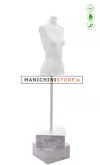 Busto donna Bianco B - 32Z con base