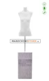Busto teenager 16-18 anni Bianco B - 64