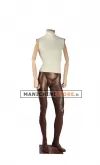 Manichino uomo braccia legno rivestito in lycra