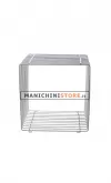 Cubo in filo ferro cromato 40 cm