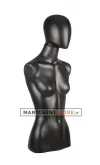 Busto donna effetto carbonio