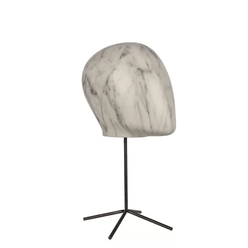 Testa uomo con base effetto marmo