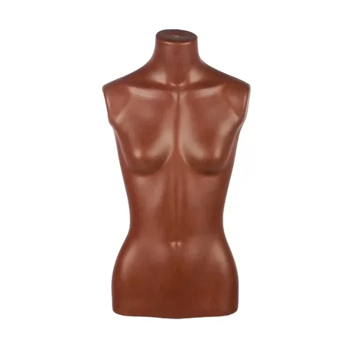 Busto donna effetto pelle senza testa