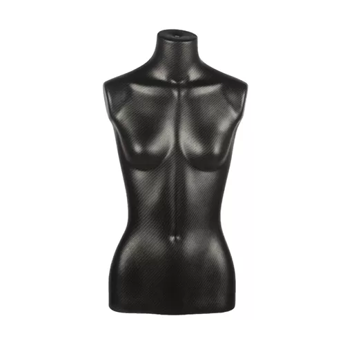 Busto donna effetto carbonio senza testa