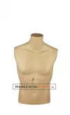 Busto uomo effetto legno chiaro senza testa