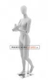 Noleggio manichino donna snodato - testa a uovo 02S
