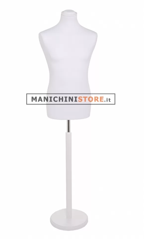 Noleggio 1 busto sartoriale uomo total white