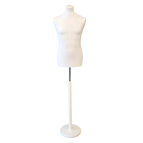 Noleggio 1 busto sartoriale uomo total white