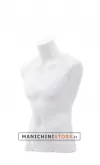 Busto uomo in cartapesta con treppiede - bianco
