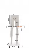 Gambe uomo professionali per foto internet e-commerce TG. XL