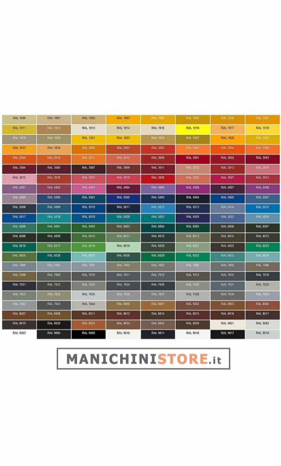 Verniciatura appendiabiti plastica - spalla da 3 a 5 cm