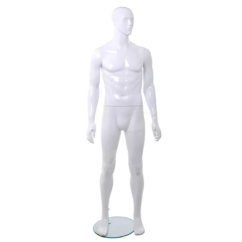 Manichino uomo Tribal - M4M Bianco Lucido