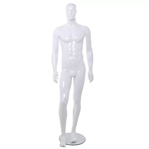 Manichino uomo Tribal - P2M Bianco Lucido