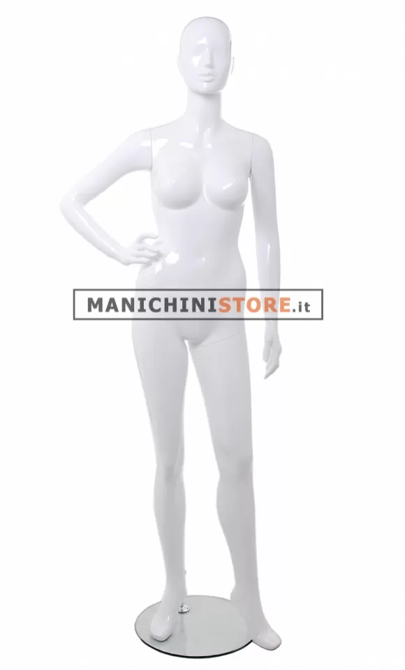 Manichino donna Tribal - 9LS Bianco Lucido