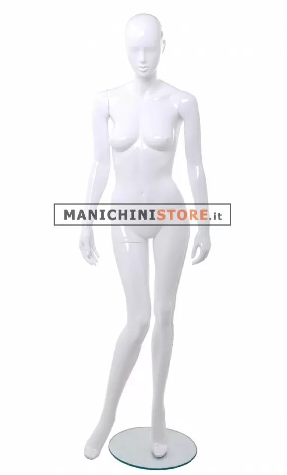 Manichino donna Tribal - 1R Bianco Lucido