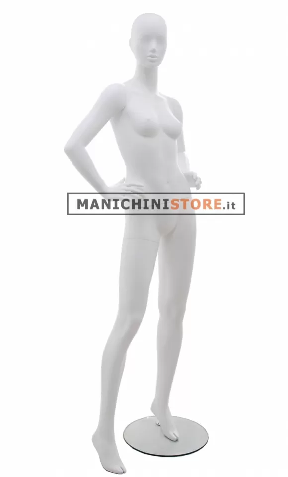 Manichino donna Tribal - 1E Bianco Opaco