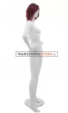 Manichino donna Tribal con parrucca - 1E Bianco Opaco