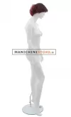 Manichino donna Tribal con parrucca- 1R Bianco Opaco