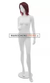 Manichino donna Tribal con parrucca - 13 Bianco Opaco