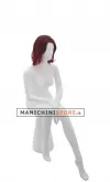 Manichino donna Tribal con parrucca - 4LZ Bianco Opaco