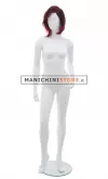 Manichino donna Tribal con parrucca - 14 Bianco Opaco