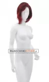 Manichino donna Tribal con parrucca - 14 Bianco Opaco