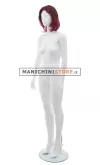 Manichino donna Tribal con parrucca - 3R Bianco Opaco