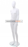 Manichino bambina 12-13 anni bianco lucido