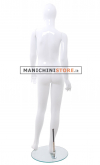 Manichino bambina 12-13 anni bianco lucido