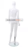 Manichino bambina 12-13 anni bianco lucido