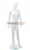 Manichino bambina 12-13 anni bianco lucido