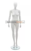 Manichino donna testa uovo - Vogue 3R Bianco