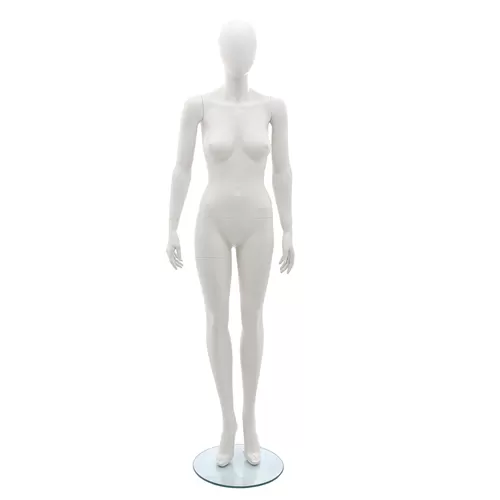 Manichino donna testa uovo - Vogue 3R Bianco