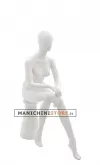 Manichino donna testa uovo - Vogue 4LZ Bianco