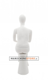 Manichino donna testa uovo - Vogue 4LZ Bianco
