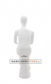 Manichino donna testa uovo - Vogue 4LZ Bianco