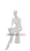 Manichino donna testa uovo - Vogue 4LZ Bianco