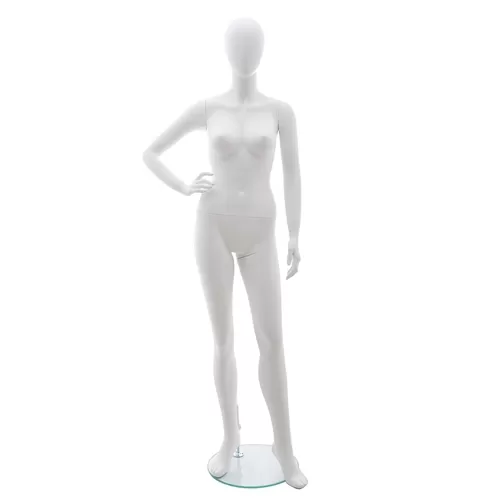 Manichino donna testa uovo - Vogue 9LS Bianco