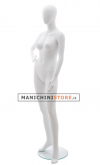 Manichino donna testa uovo - Vogue 9LS Bianco