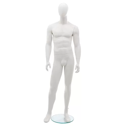 Manichino uomo testa uovo - Vogue 24M Bianco