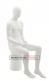 Egg head male mannequin - Vogue GZM3 White