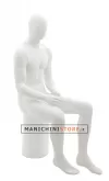 Manichino uomo testa uovo - Vogue GZM3 Bianco