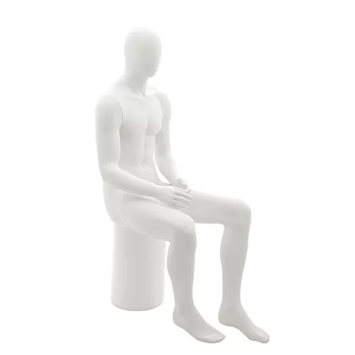 Manichino uomo testa uovo - Vogue GZM3 Bianco